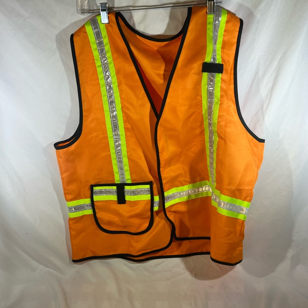 Reflective Orange Work Vest